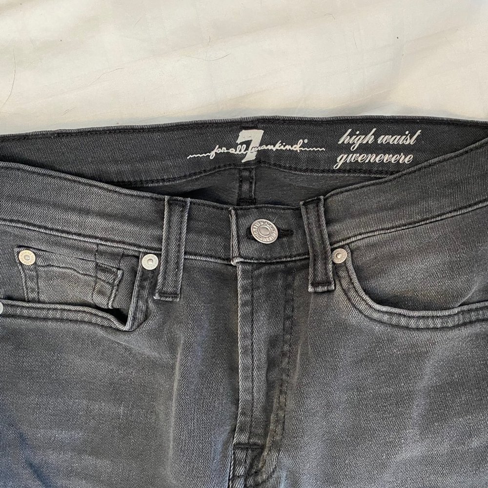 7 For All Mankind High Rise Guinevere Skinny Jeans